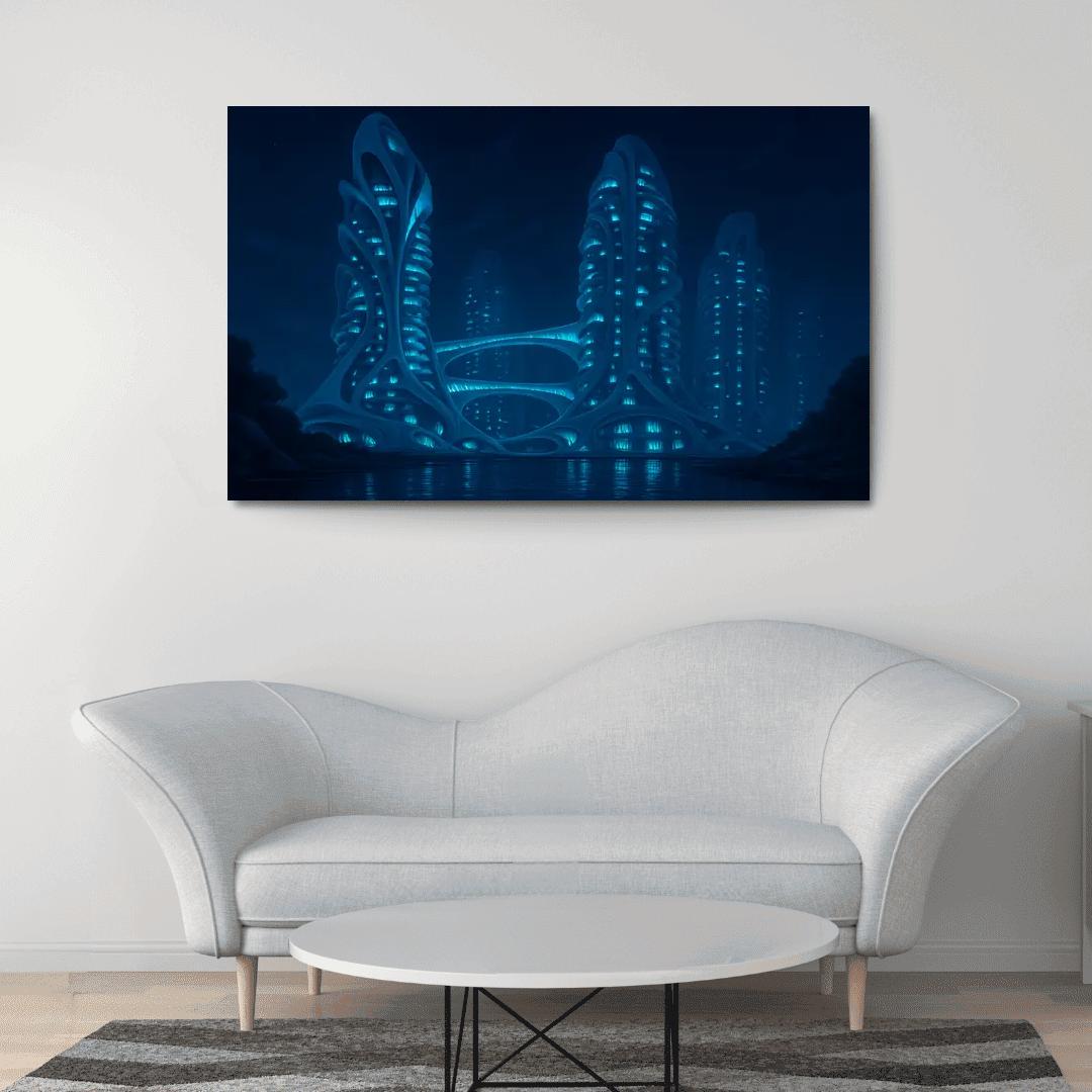 Bioluminescent Habitat Towers decor
