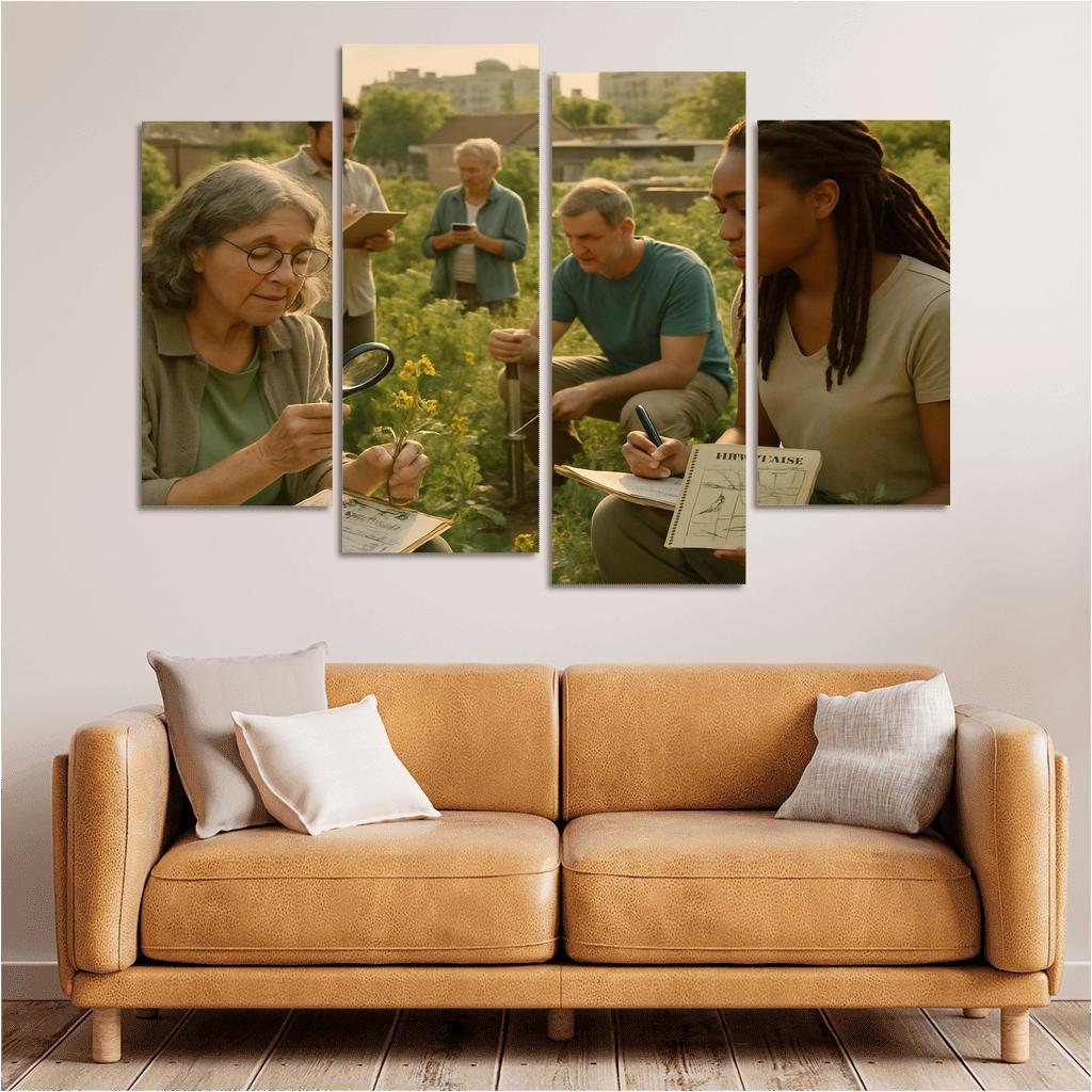 Urban Ecology And Community Science oil paintings frame