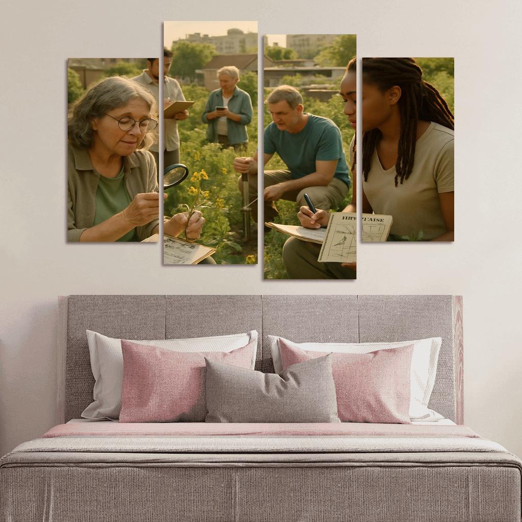 Urban Ecology And Community Science oil paintings frame