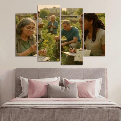 Urban Ecology And Community Science oil paintings frame