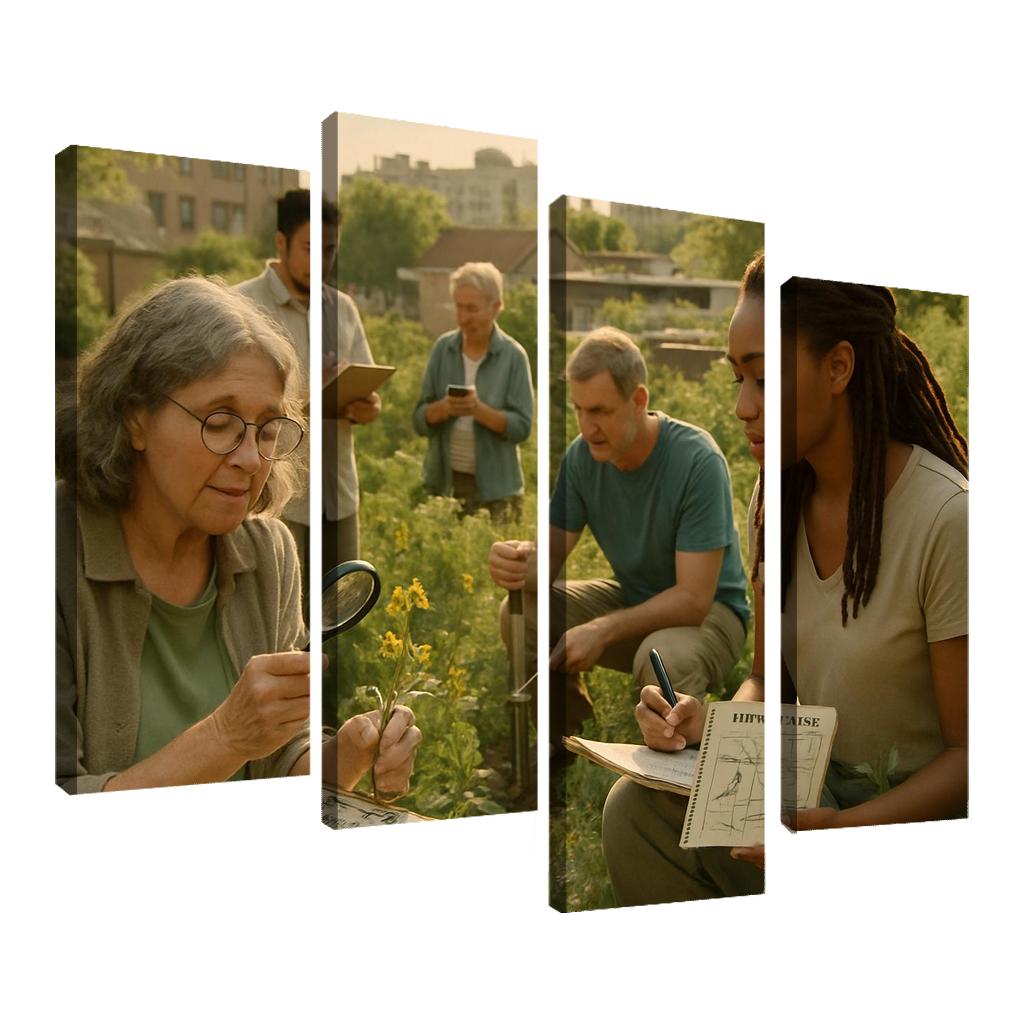 Urban Ecology And Community Science oil paintings frame