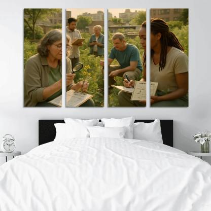 Urban Ecology And Community Science oil paintings frame