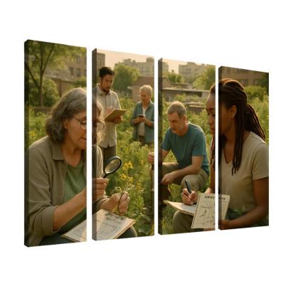 Urban Ecology And Community Science oil paintings frame