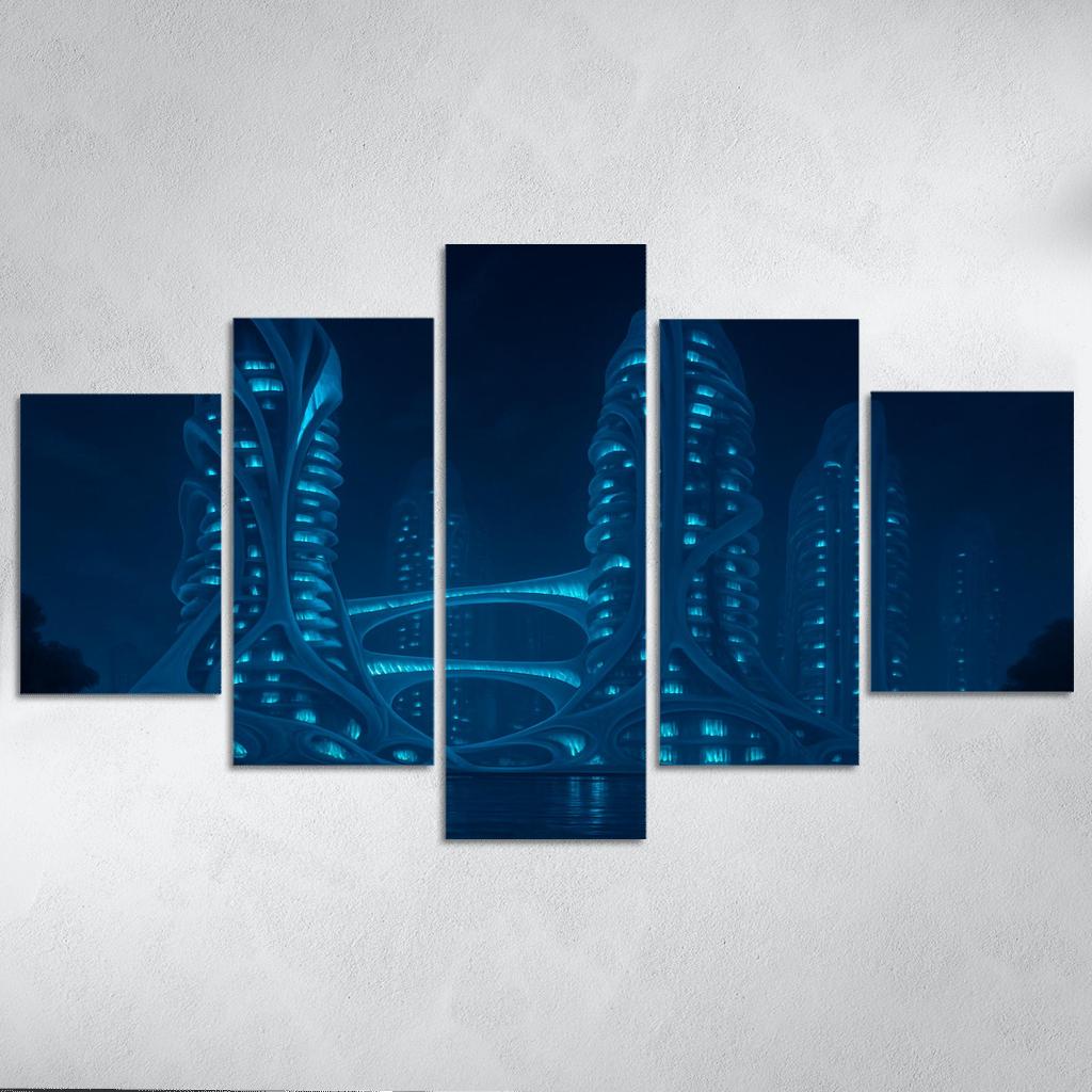 Bioluminescent Habitat Towers decor