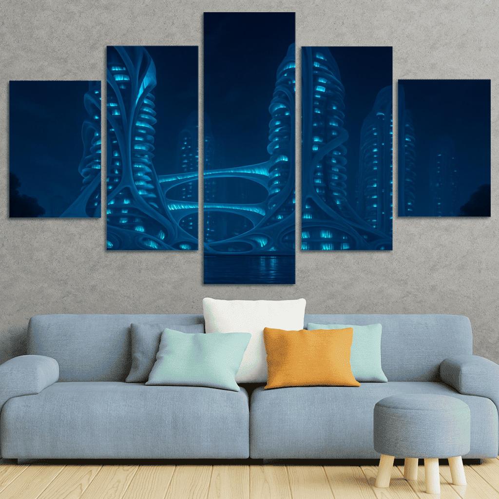 Bioluminescent Habitat Towers decor