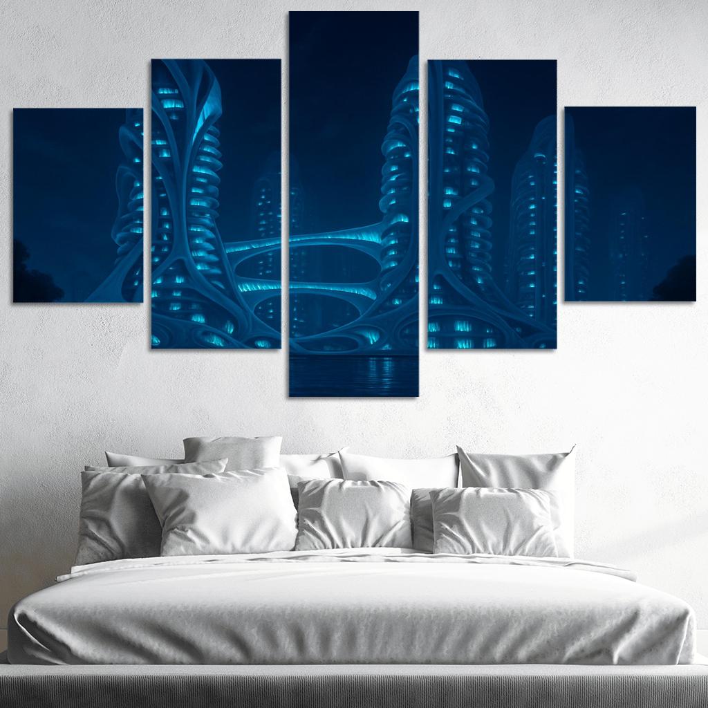 Bioluminescent Habitat Towers decor