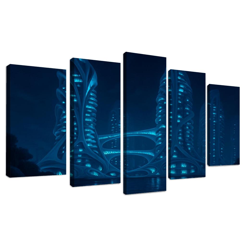 Bioluminescent Habitat Towers decor