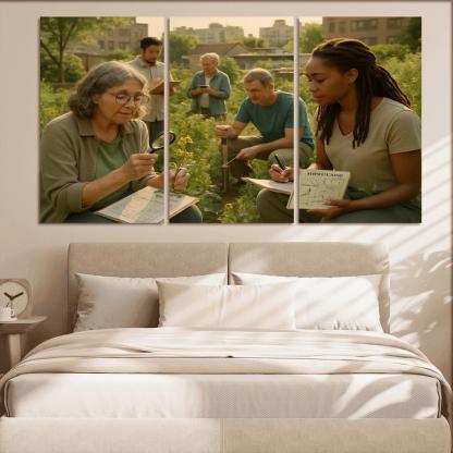 Urban Ecology And Community Science oil paintings frame