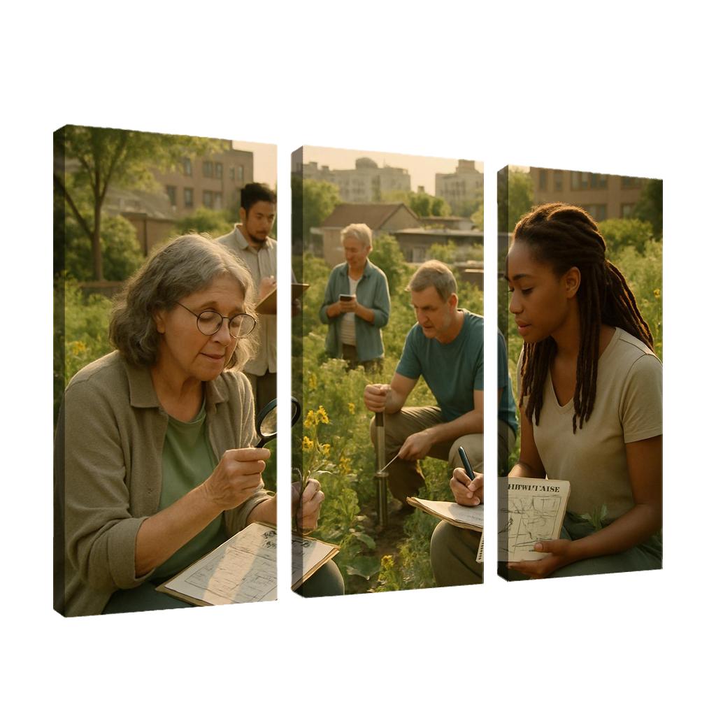 Urban Ecology And Community Science oil paintings frame