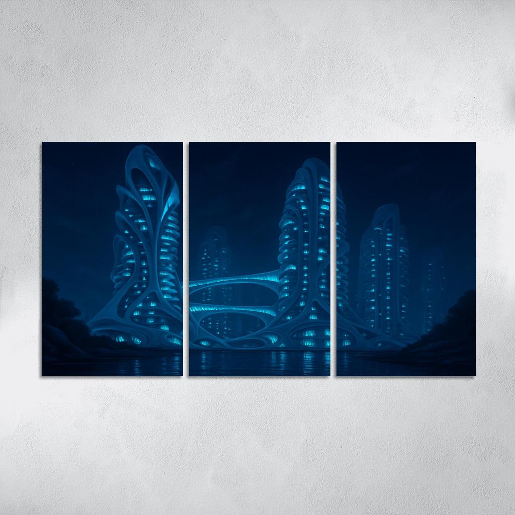 Bioluminescent Habitat Towers decor