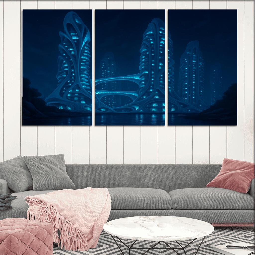 Bioluminescent Habitat Towers decor