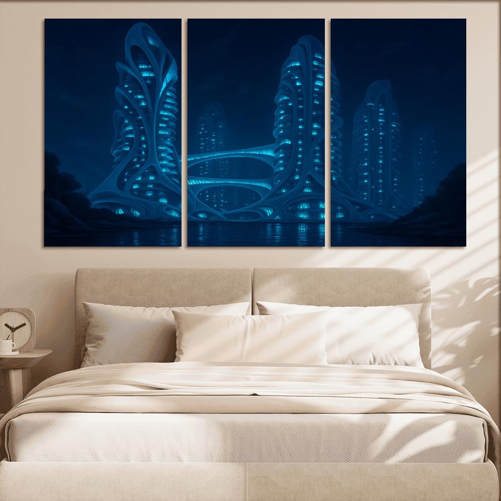 Bioluminescent Habitat Towers decor
