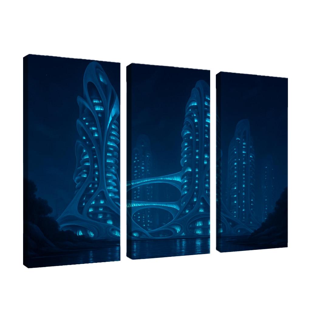 Bioluminescent Habitat Towers decor