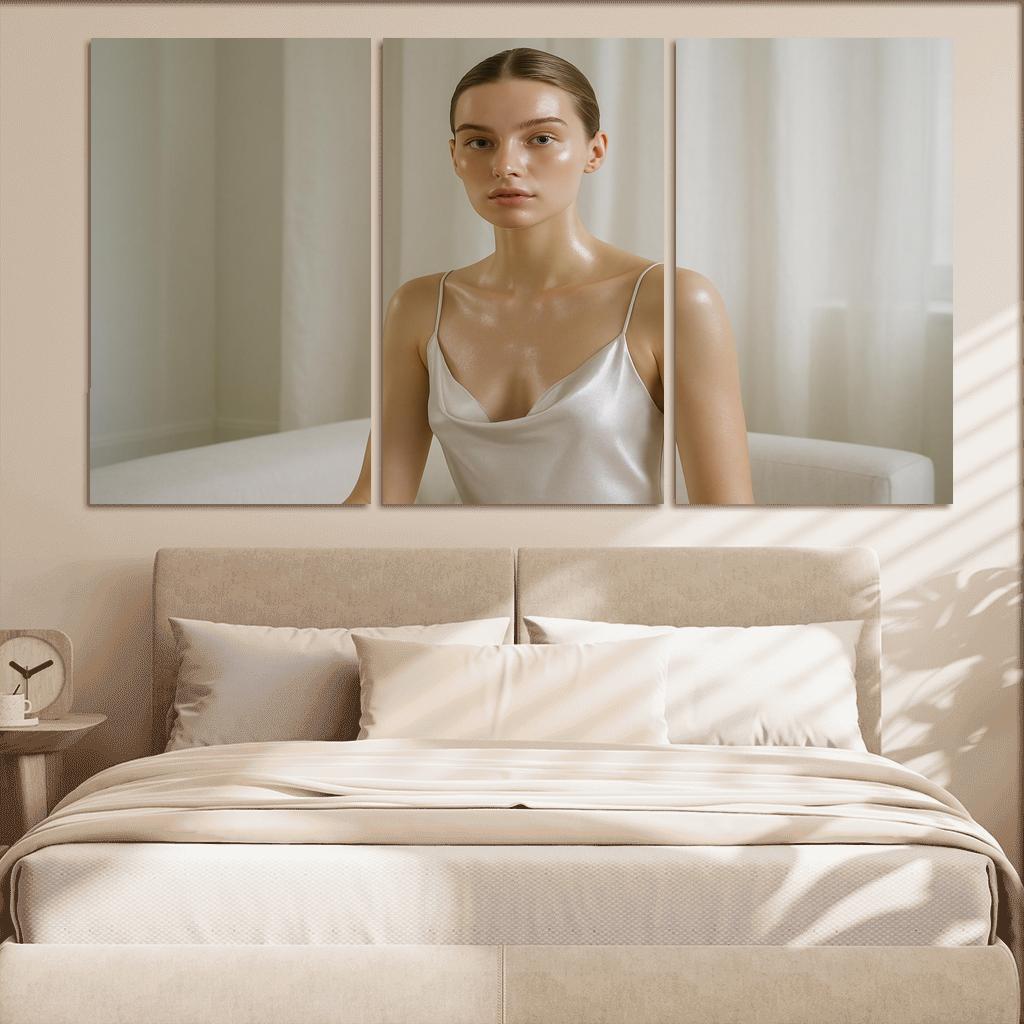 Luminescent Minimalism multi-panel paintings