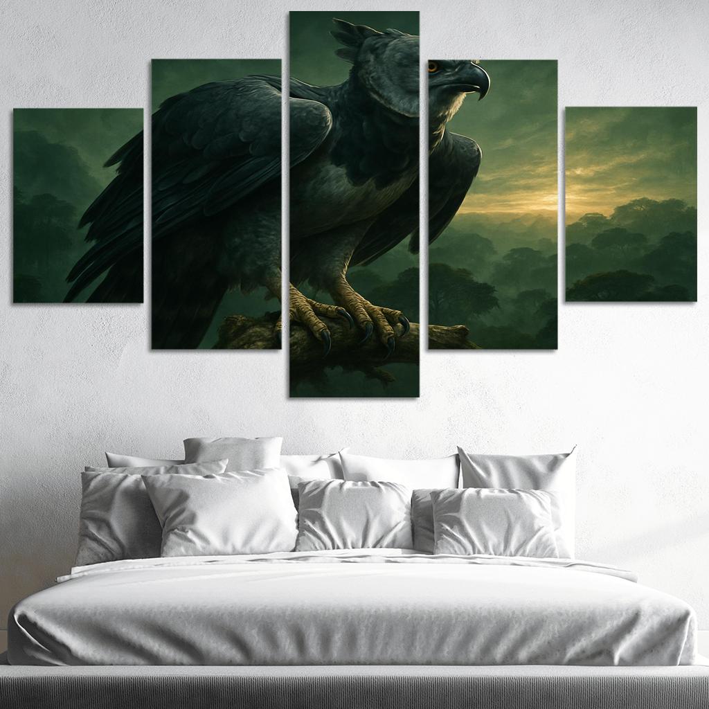 Vigilant Harpy Eagle Above The Rainforest decor