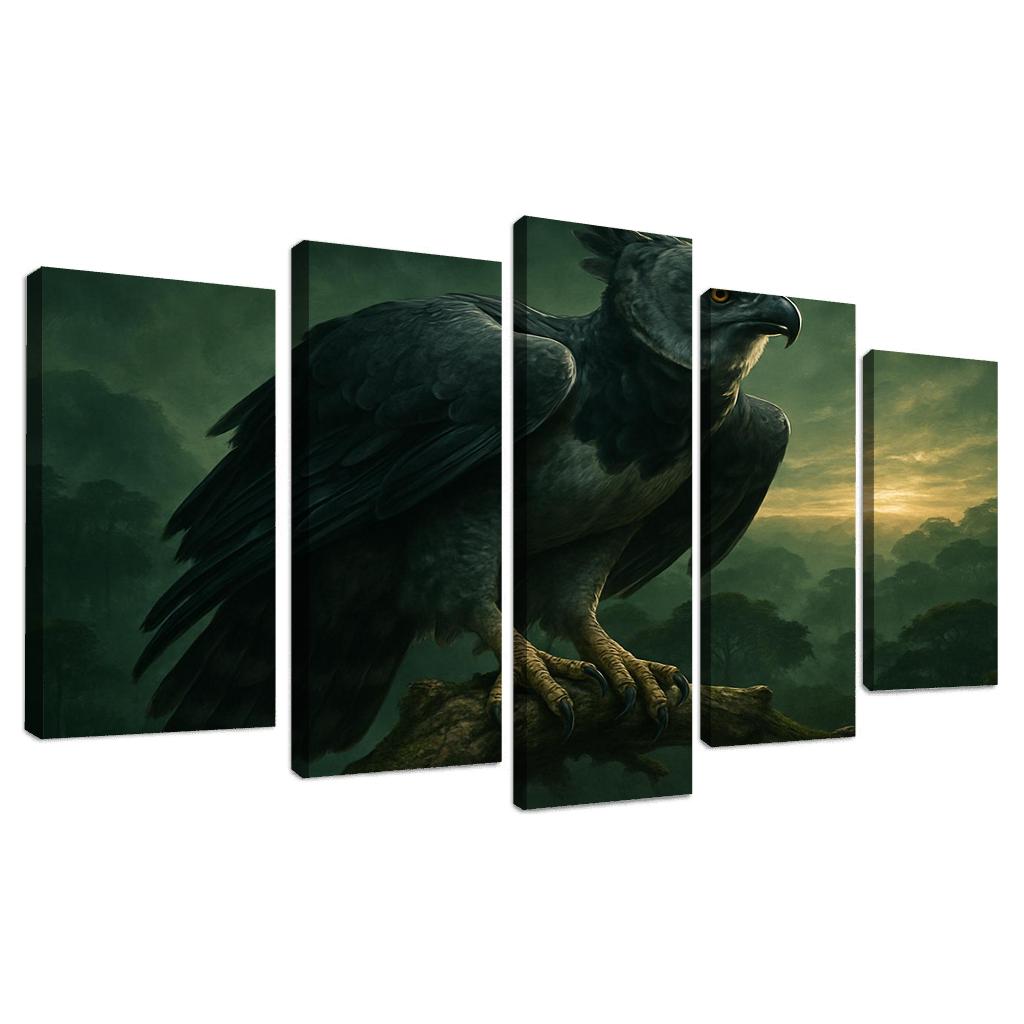 Vigilant Harpy Eagle Above The Rainforest decor