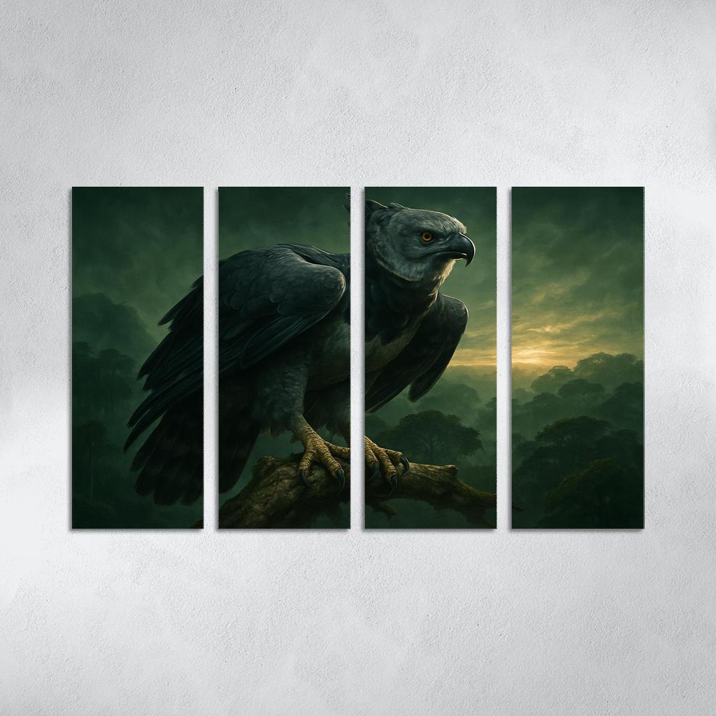 Vigilant Harpy Eagle Above The Rainforest decor