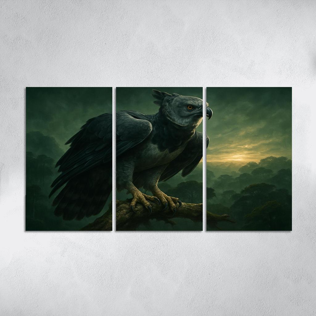 Vigilant Harpy Eagle Above The Rainforest decor