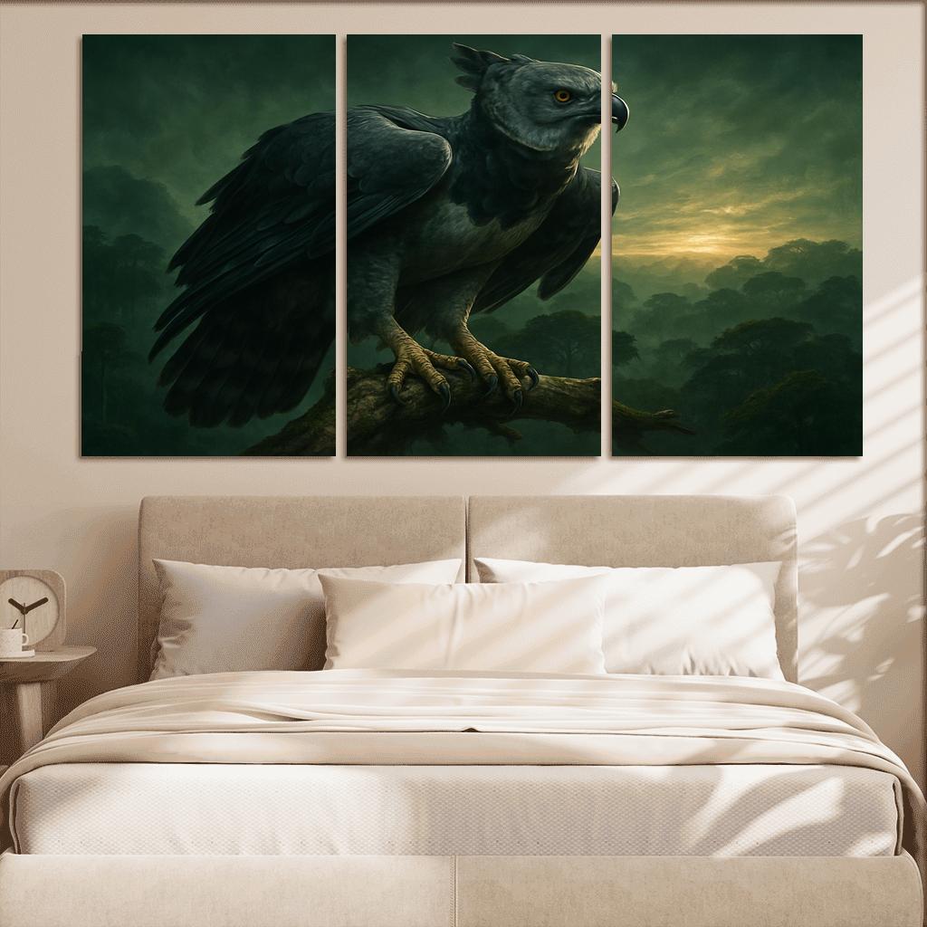 Vigilant Harpy Eagle Above The Rainforest decor