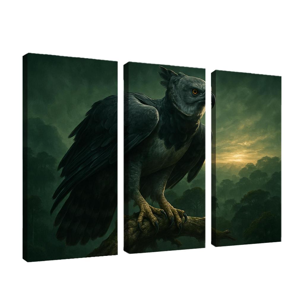 Vigilant Harpy Eagle Above The Rainforest decor