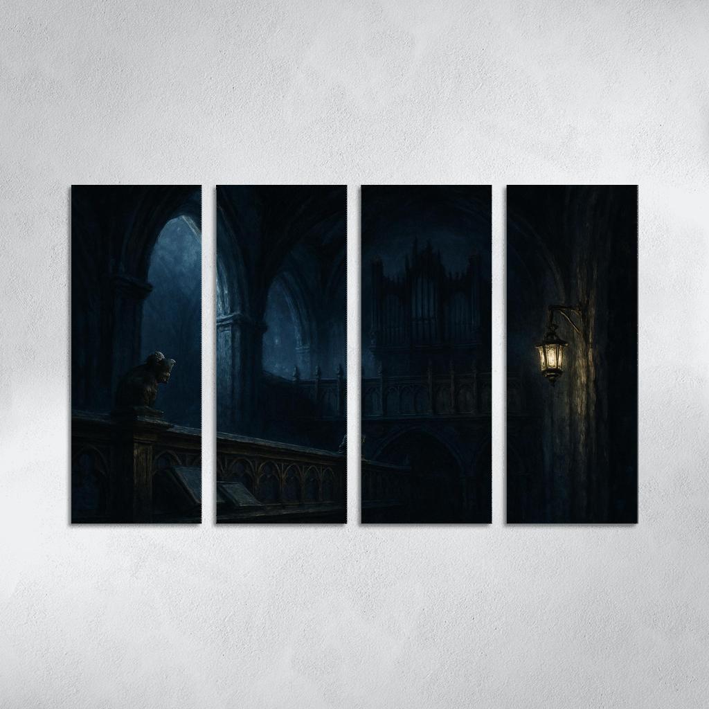 Nocturne Choir Loft Echoes Of Shadow premium artwork frames