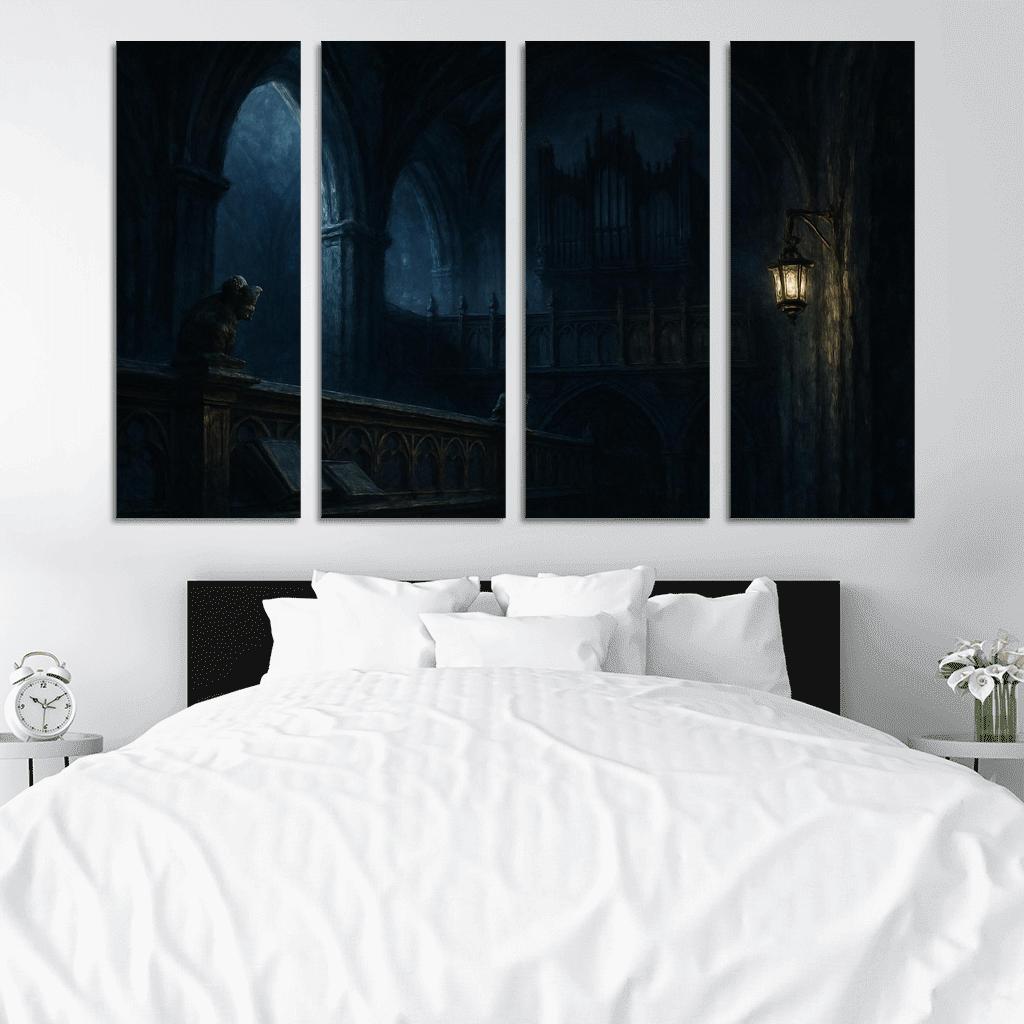 Nocturne Choir Loft Echoes Of Shadow premium artwork frames
