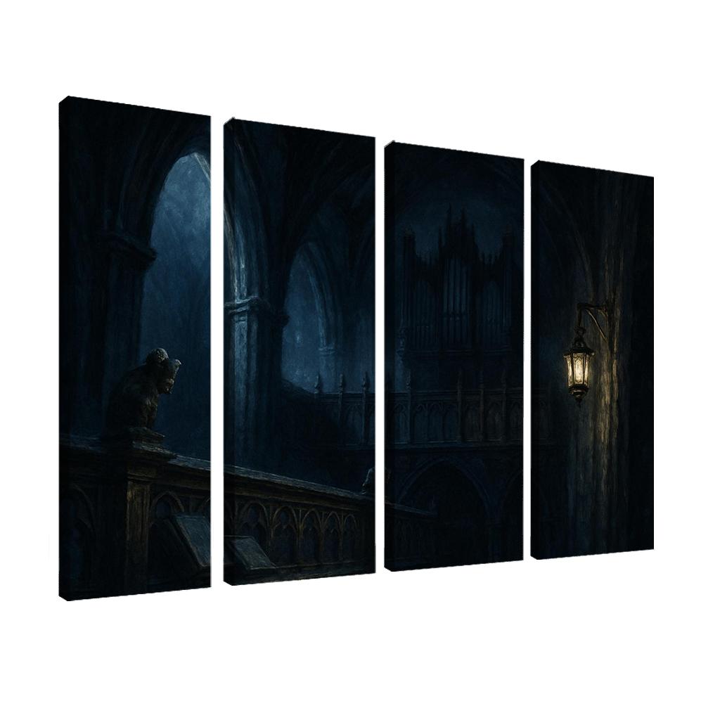 Nocturne Choir Loft Echoes Of Shadow premium artwork frames