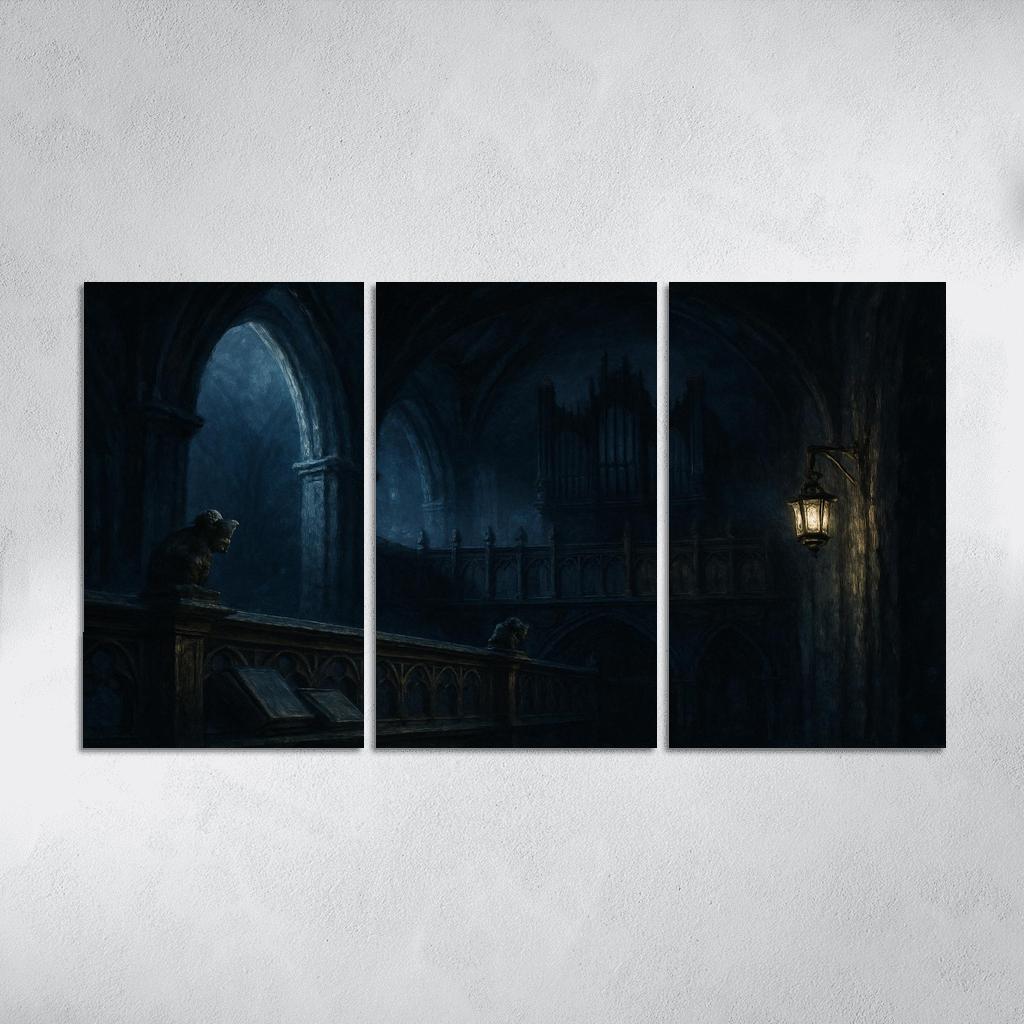 Nocturne Choir Loft Echoes Of Shadow premium artwork frames