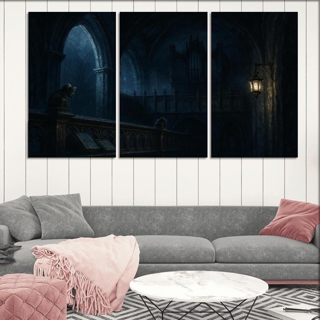 Nocturne Choir Loft Echoes Of Shadow premium artwork frames