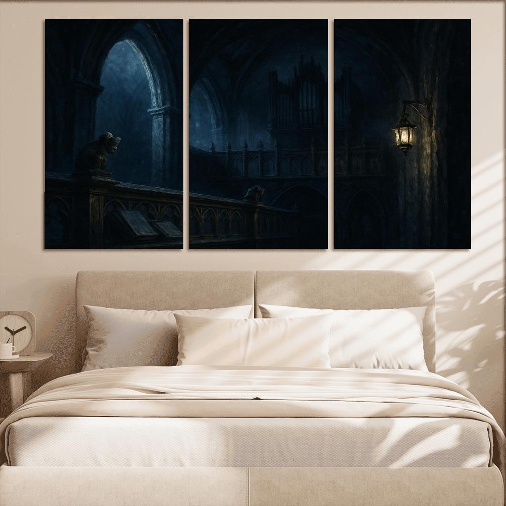 Nocturne Choir Loft Echoes Of Shadow premium artwork frames