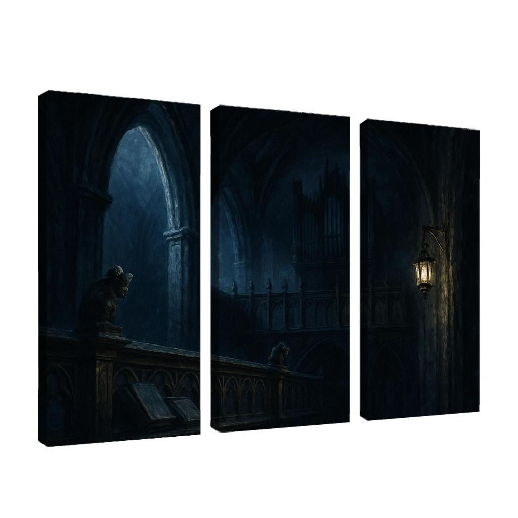 Nocturne Choir Loft Echoes Of Shadow premium artwork frames