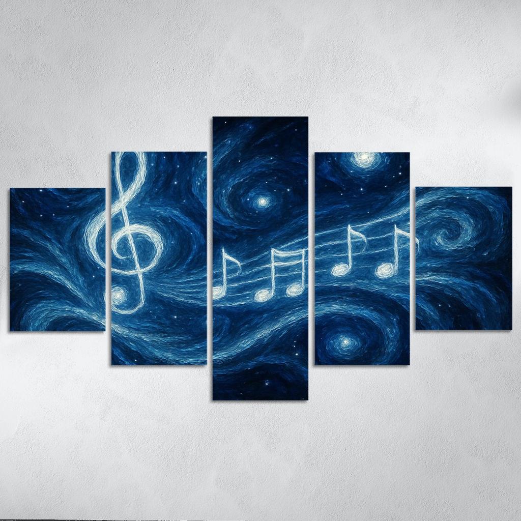 Celestial Symphony Of Thought modern paintings frame