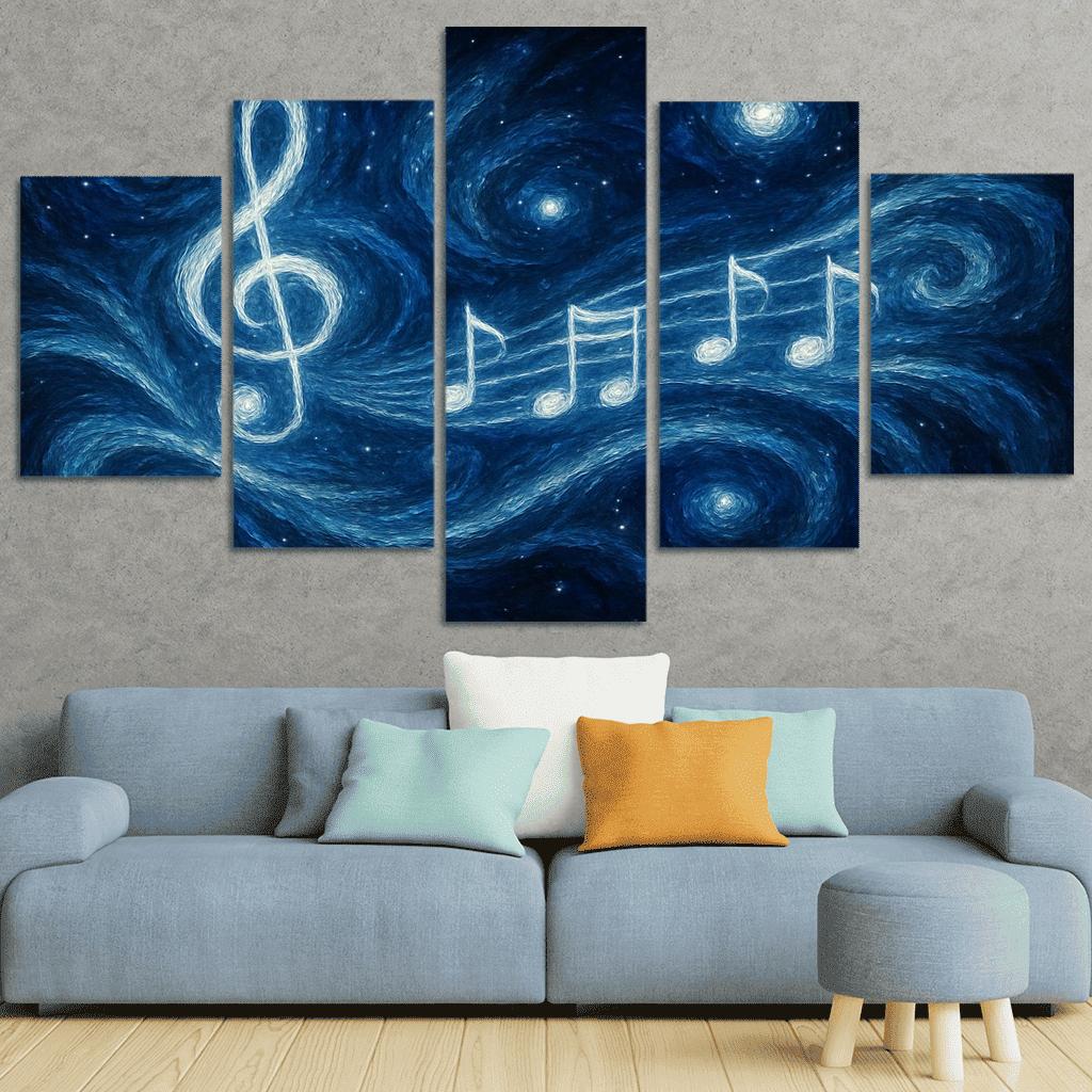 Celestial Symphony Of Thought modern paintings frame