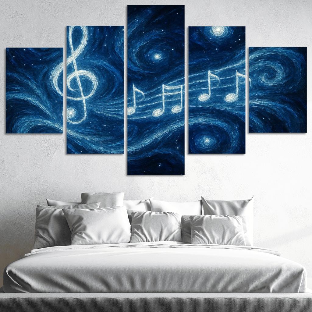 Celestial Symphony Of Thought modern paintings frame