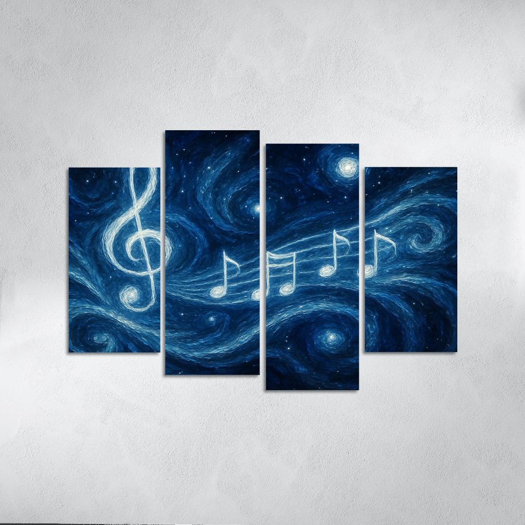 Celestial Symphony Of Thought modern paintings frame