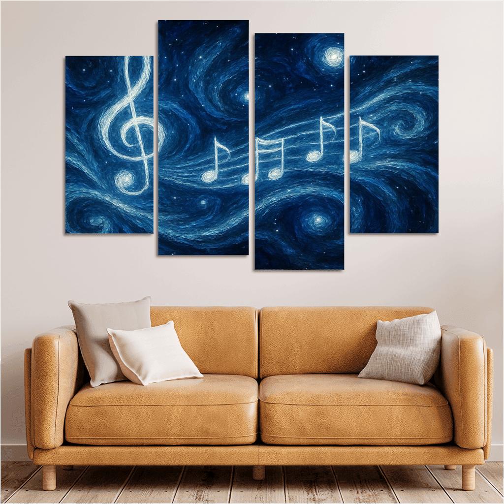 Celestial Symphony Of Thought modern paintings frame
