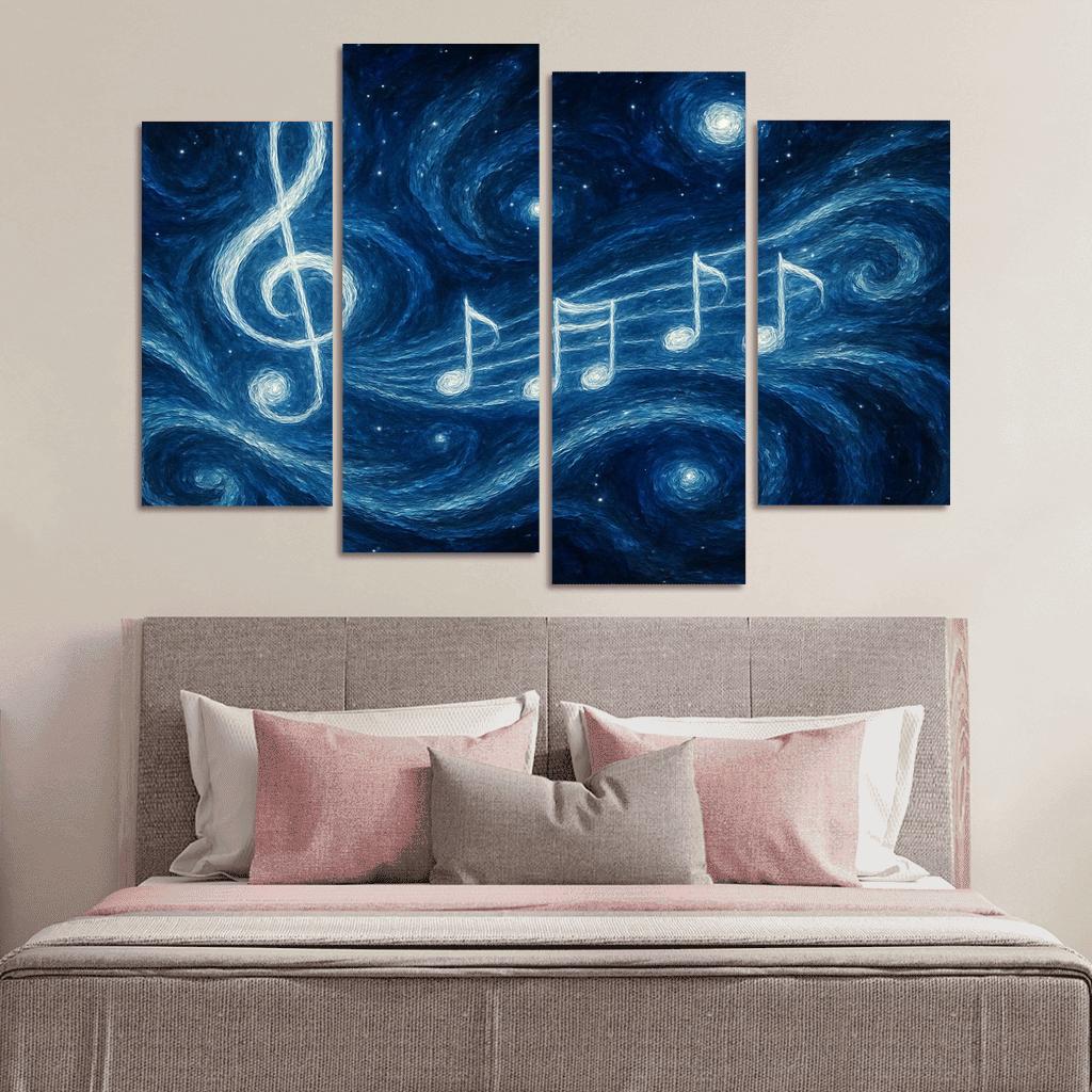 Celestial Symphony Of Thought modern paintings frame