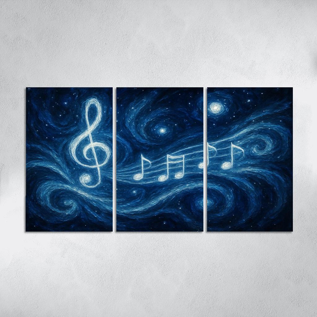 Celestial Symphony Of Thought modern paintings frame