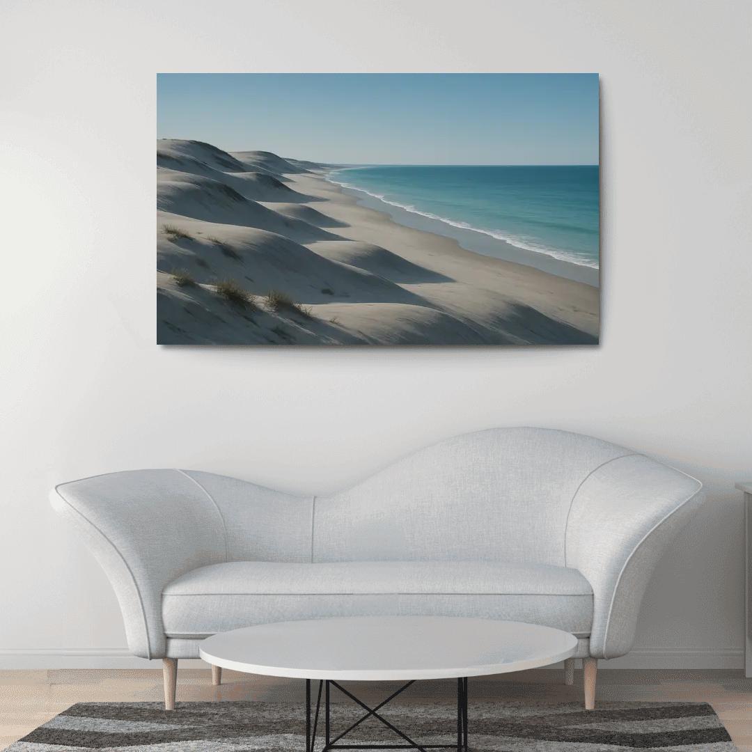 Silver Dunes Shoreline multi-panel paintings
