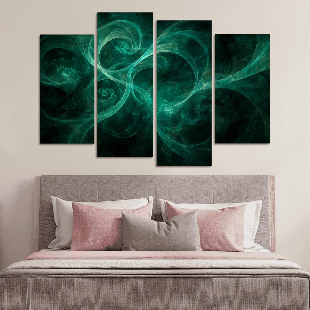 Whispers Of The Quantum Veil abstract paintings frame