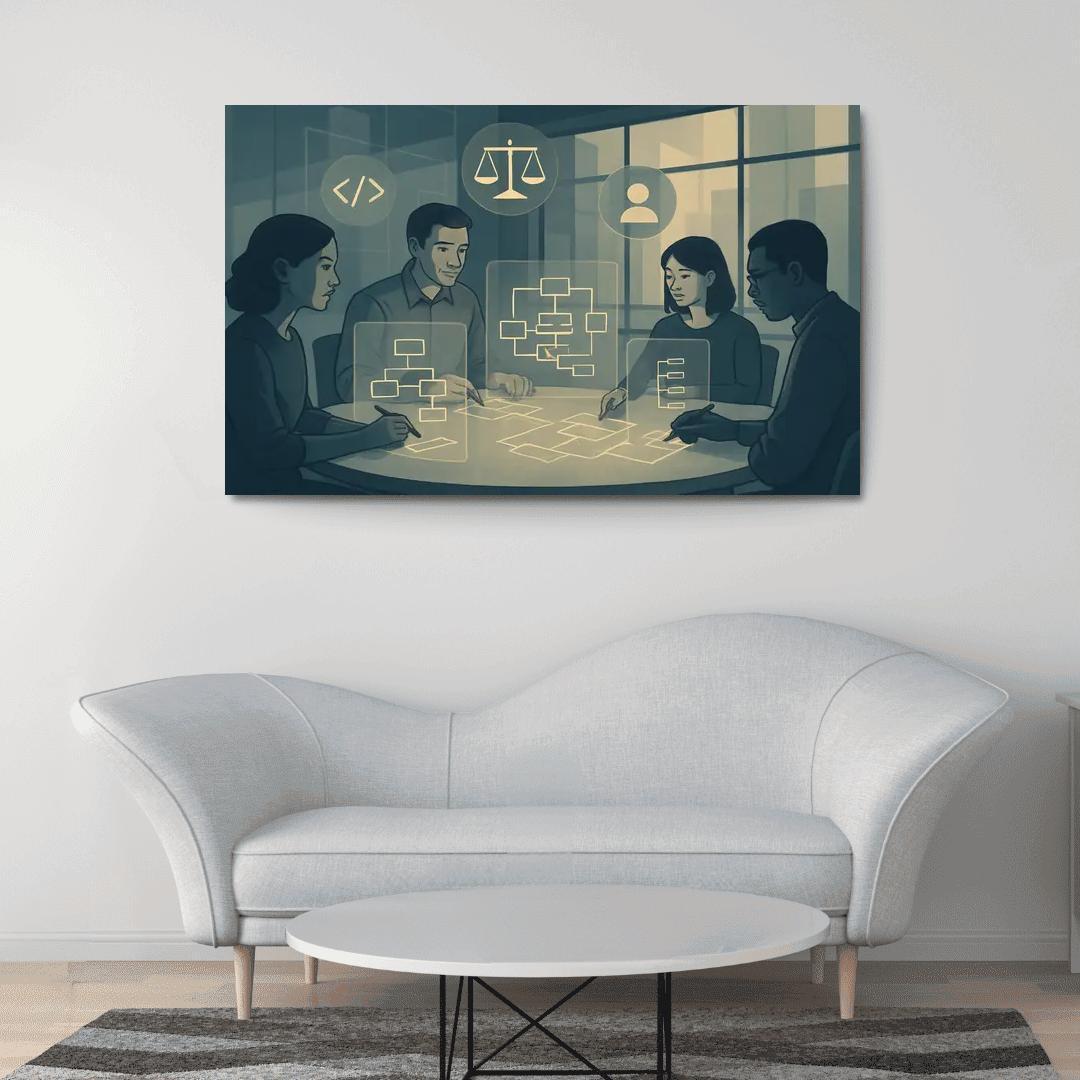 Ethical Algorithms Workshop oil paintings frame