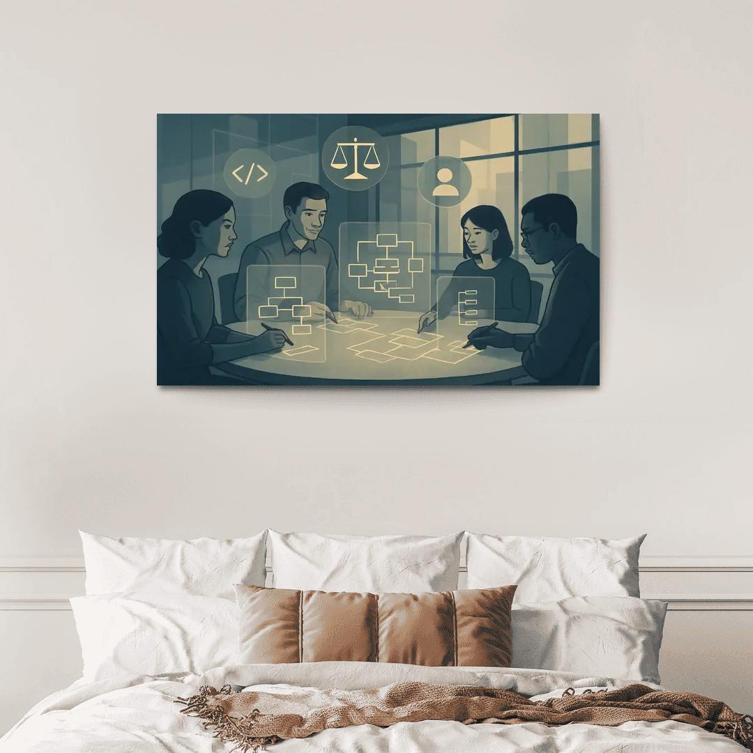 Ethical Algorithms Workshop oil paintings frame