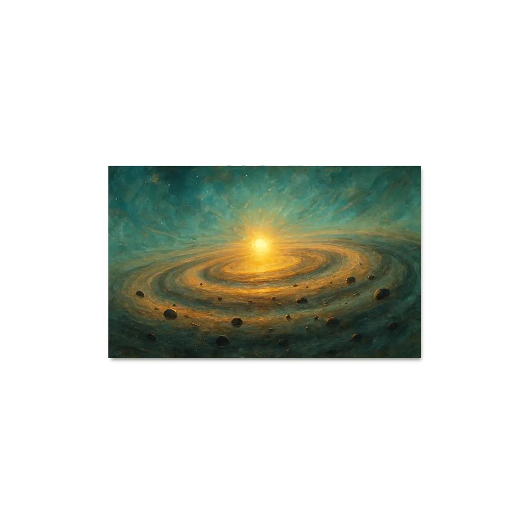 Protoplanetary Disk Luminance premium artwork frames