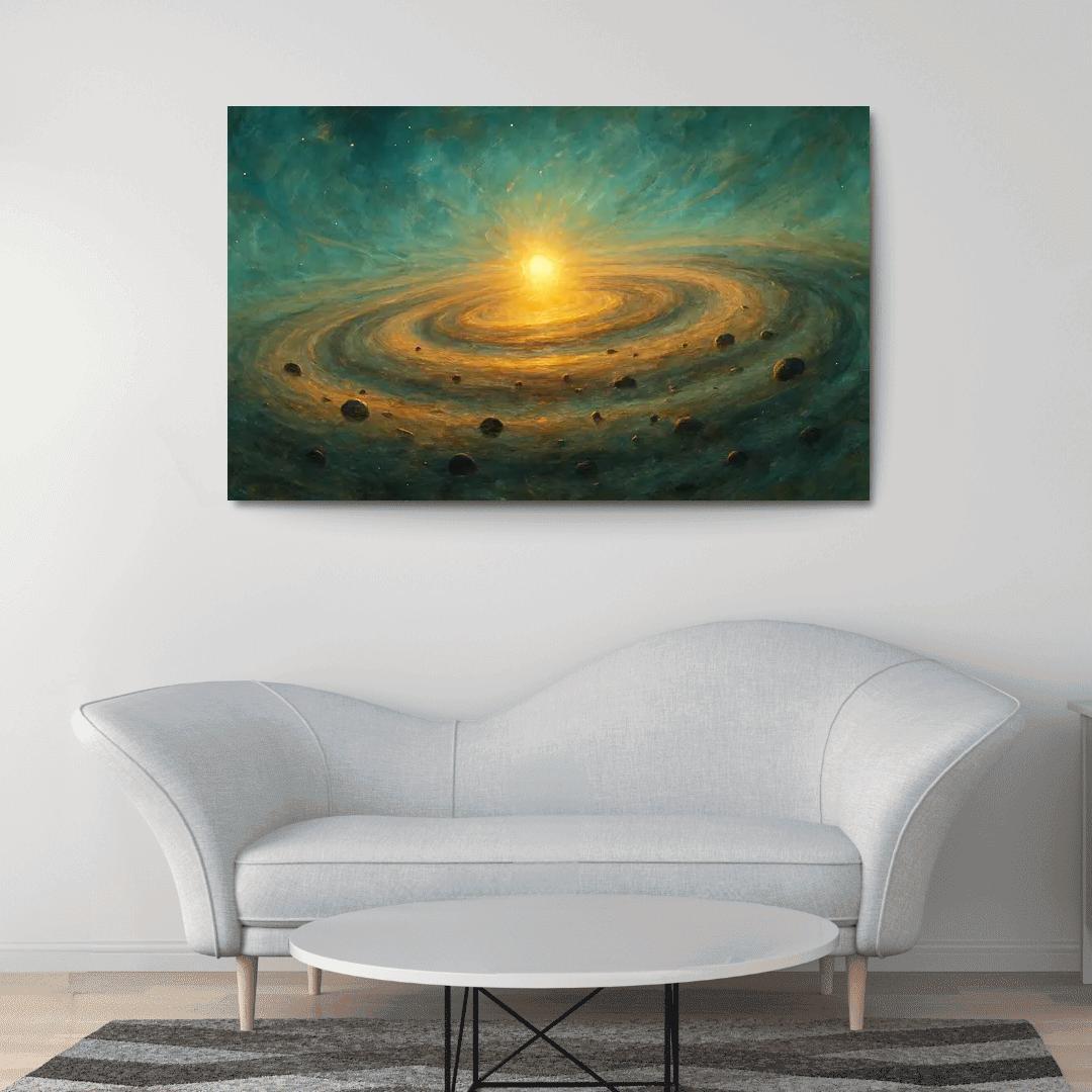 Protoplanetary Disk Luminance premium artwork frames