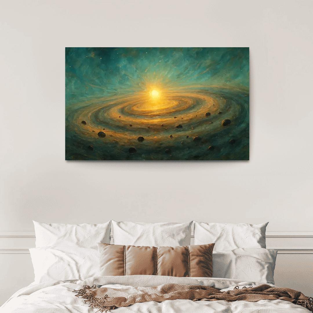 Protoplanetary Disk Luminance premium artwork frames