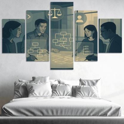 Ethical Algorithms Workshop oil paintings frame