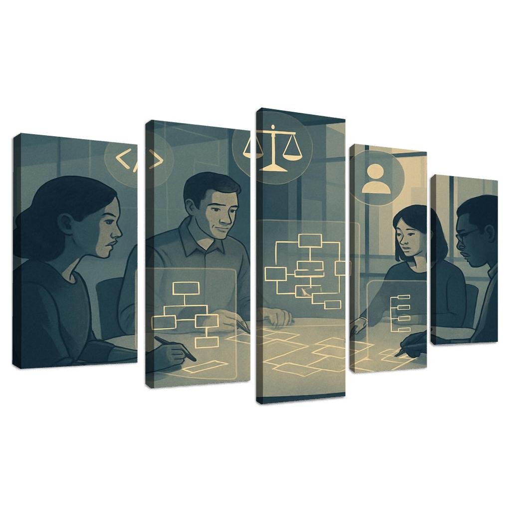 Ethical Algorithms Workshop oil paintings frame