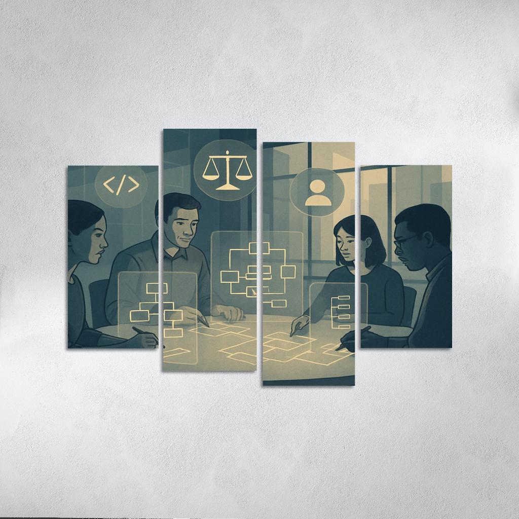 Ethical Algorithms Workshop oil paintings frame