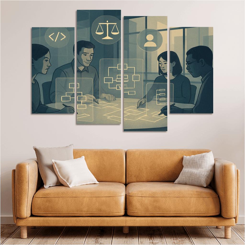 Ethical Algorithms Workshop oil paintings frame