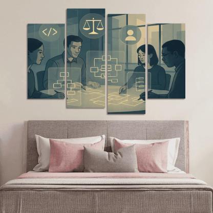 Ethical Algorithms Workshop oil paintings frame